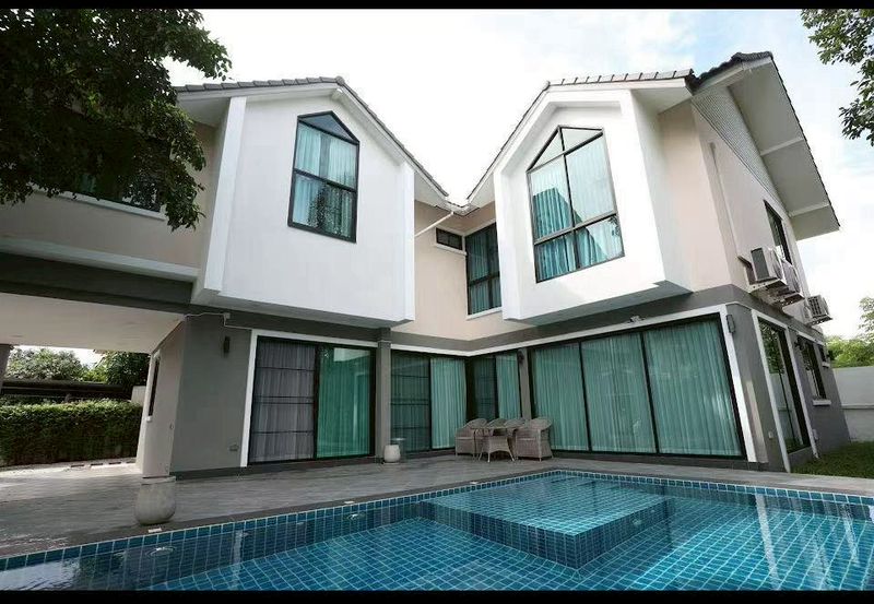 rent342 ให้เช่าหมู่บ้านรีเจ้นโฮม1 (กาดสามแยก) 6ห้องนอน 6ห้องน้ำ ราคาเช่า 150,000 บาท/เดือน